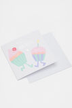 Happy Birthday Cupcake Card  Multi  hi-res
