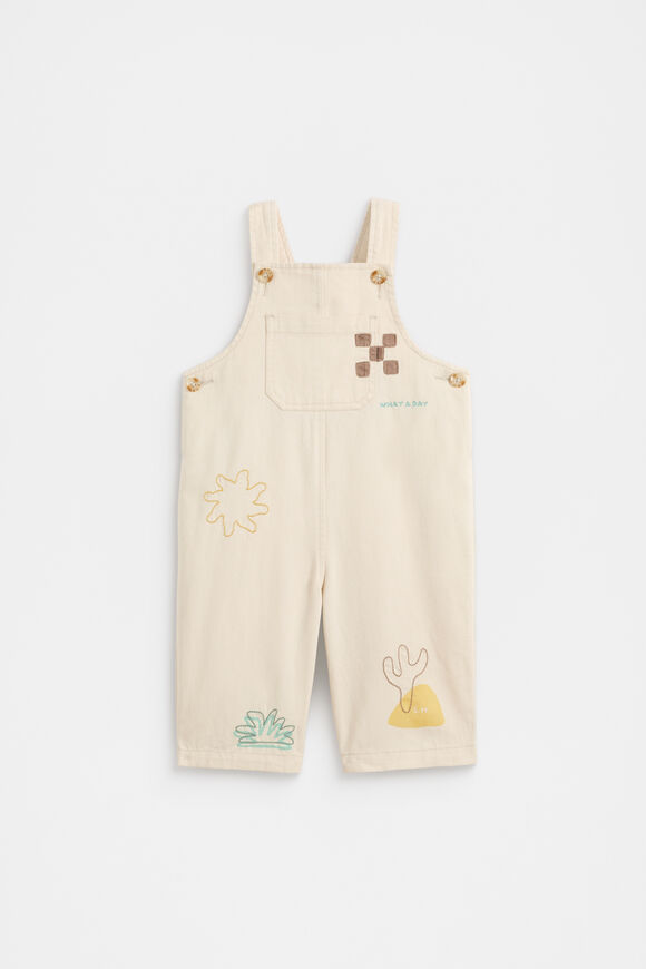 Embroidered Overall  Vintage Cream  hi-res