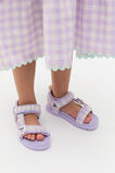 Gingham Trek Sandal  Lavender  hi-res