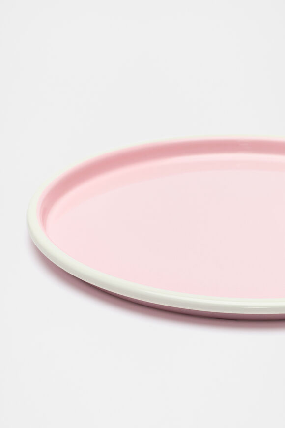 Loretta Enamel Serving Platter  Fairy Floss  hi-res