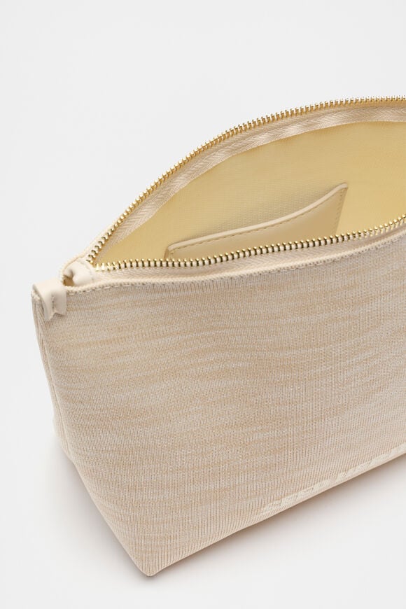 Knit Pouch  Oat  hi-res