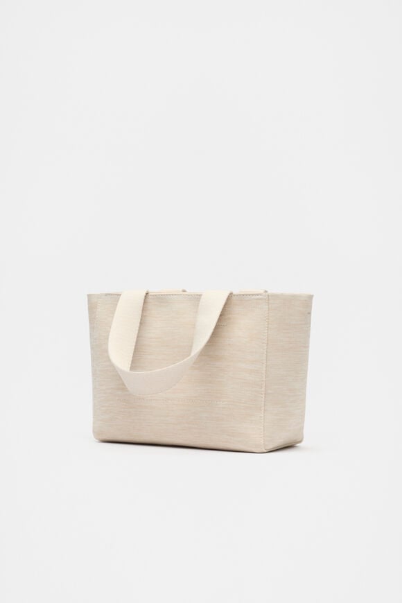 Knit Logo Mini Tote  Oat  hi-res