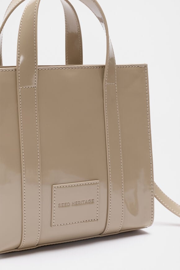 Coated Carry All Mini Tote  Cookie  hi-res