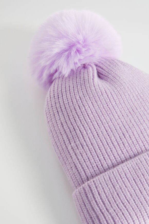 Embroidered Initial Beanie  O  hi-res