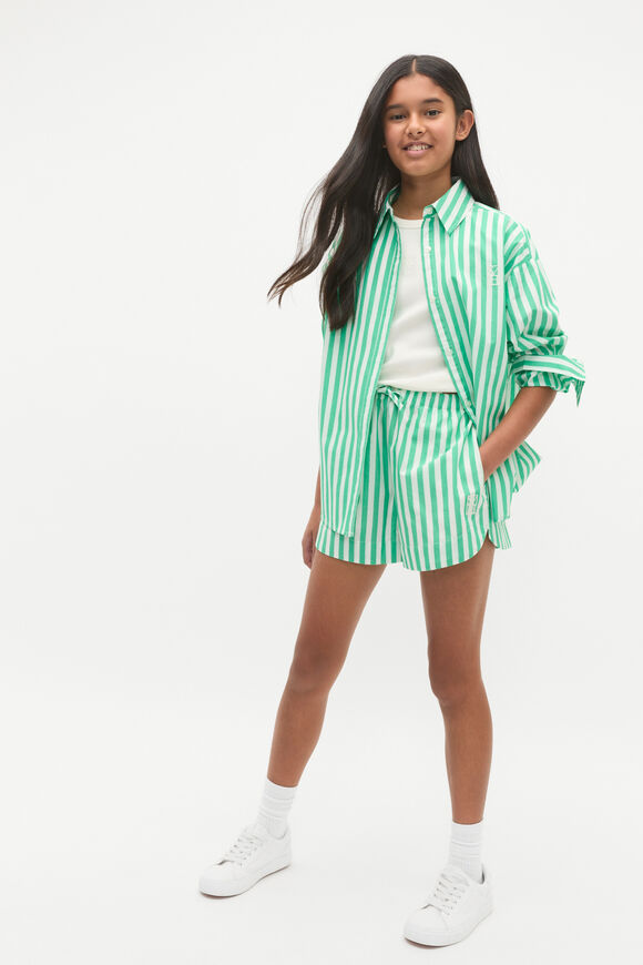 Stripe Shirt  Jewel Green  hi-res