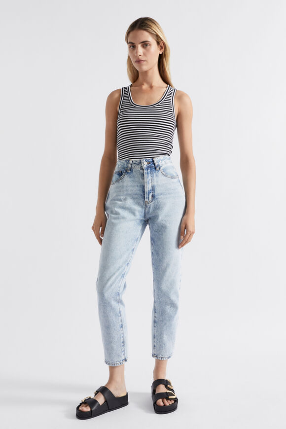 Core Rib Singlet  Mono Stripe  hi-res