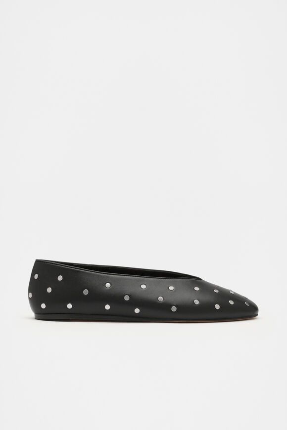 Margot Studded Ballet Flat  Black  hi-res