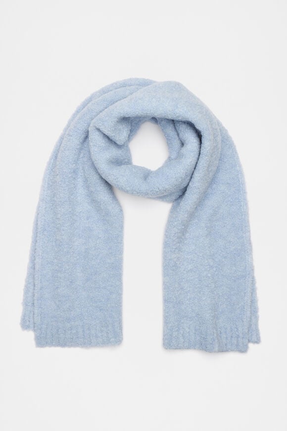 Boucle Scarf  Ice Blue Marle  hi-res