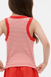 Core Logo Rib Tank  Strawberry Red  hi-res