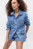 Denim Utility Jacket  Mist Blue Wash  hi-res