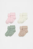Rib Sock Multipack  Sage Multi  hi-res