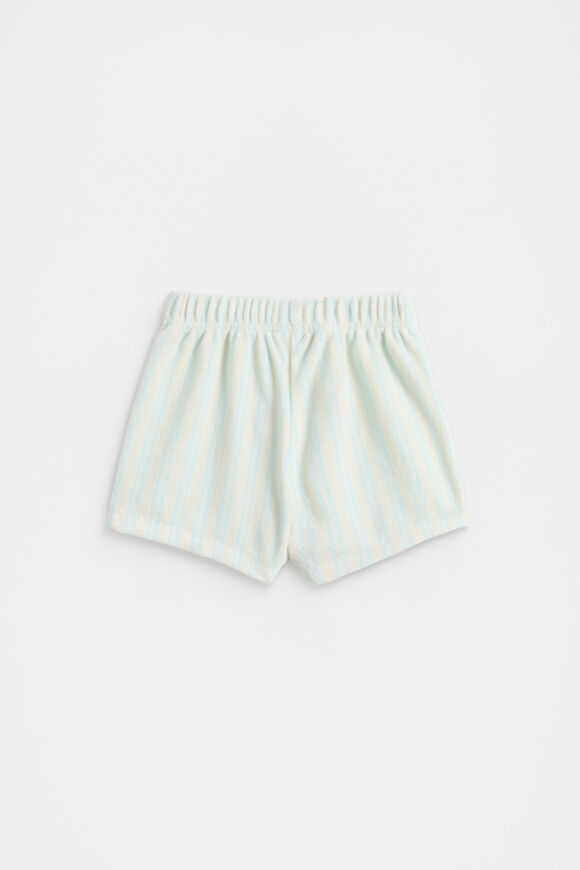 Stripe Terry Short  Glacier Blue  hi-res
