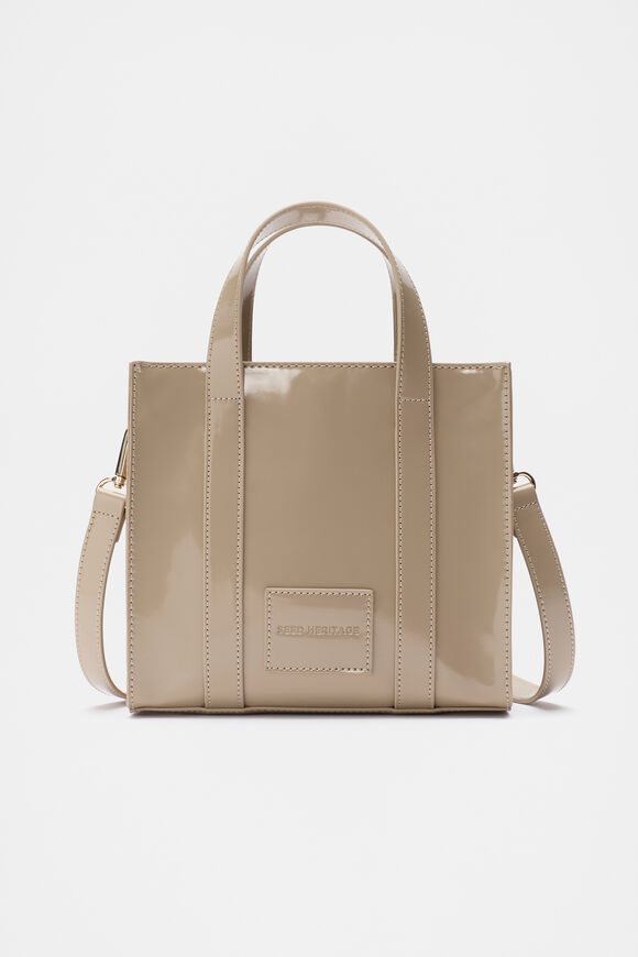 Coated Carry All Mini Tote  Cookie  hi-res