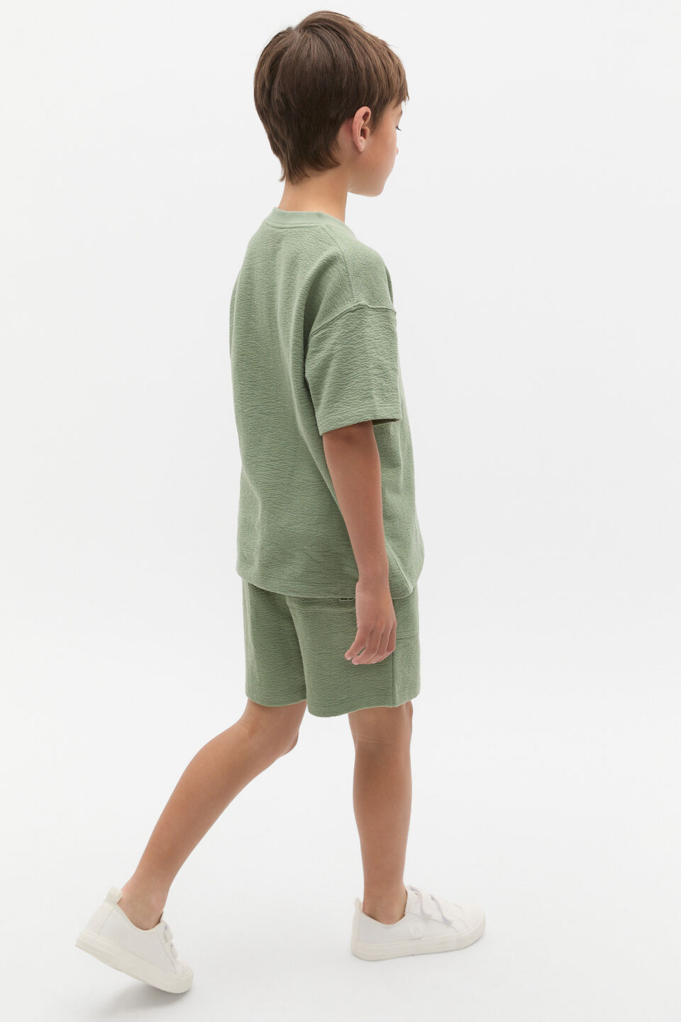 Textured Track Short  Cactus