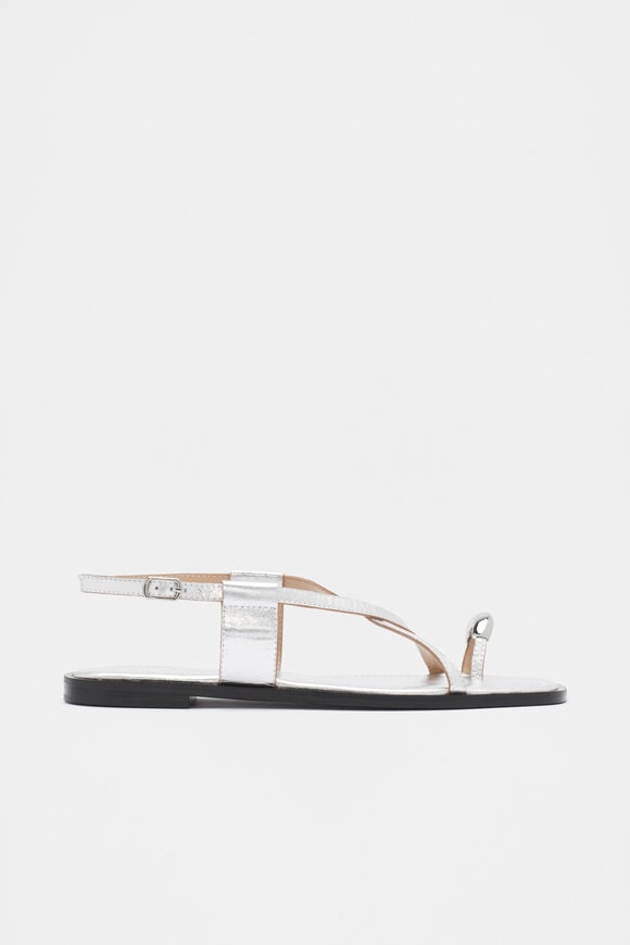 Lucia Toe Ring Sandal  Silver  hi-res