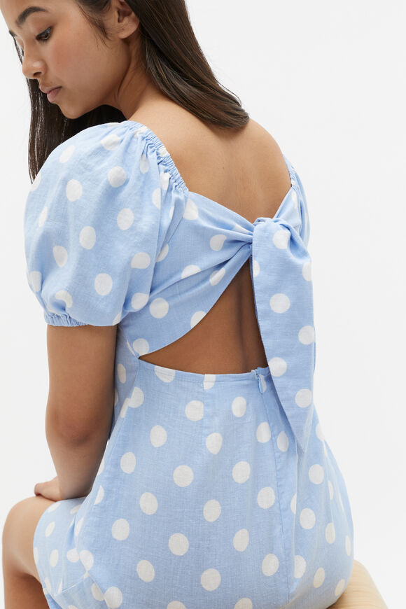 Spot Dress  Sky Blue  hi-res