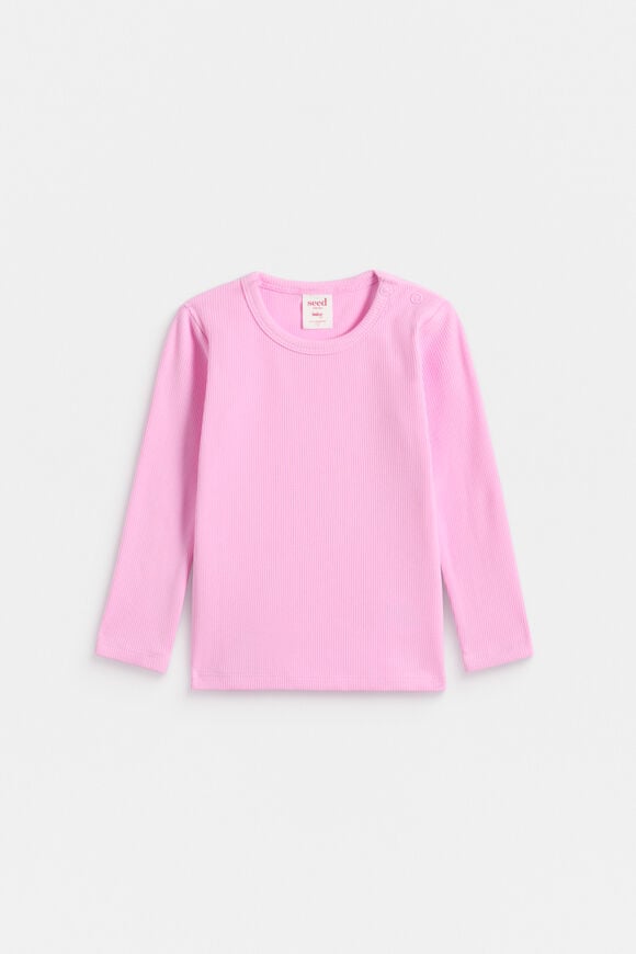 Core Rib Tee  Fairy Floss  hi-res