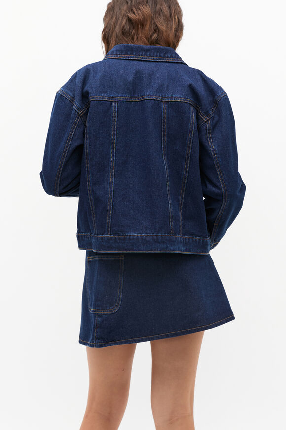 Cargo Denim Skirt  Rinse Wash  hi-res