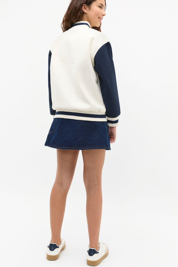 Relaxed Bomber Jacket  Light Cream  hi-res