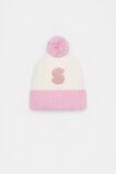 Colourblock Initial Beanie  S  hi-res