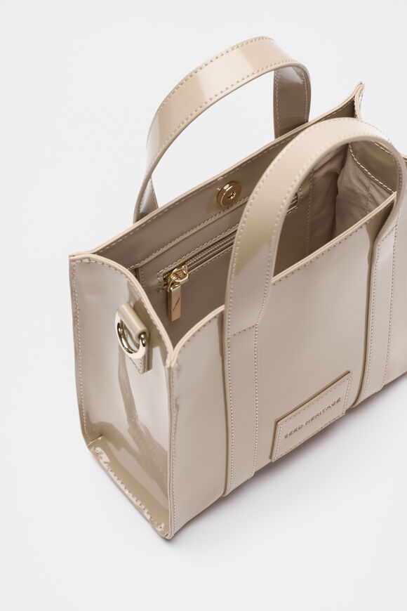 Coated Carry All Mini Tote  Cookie  hi-res