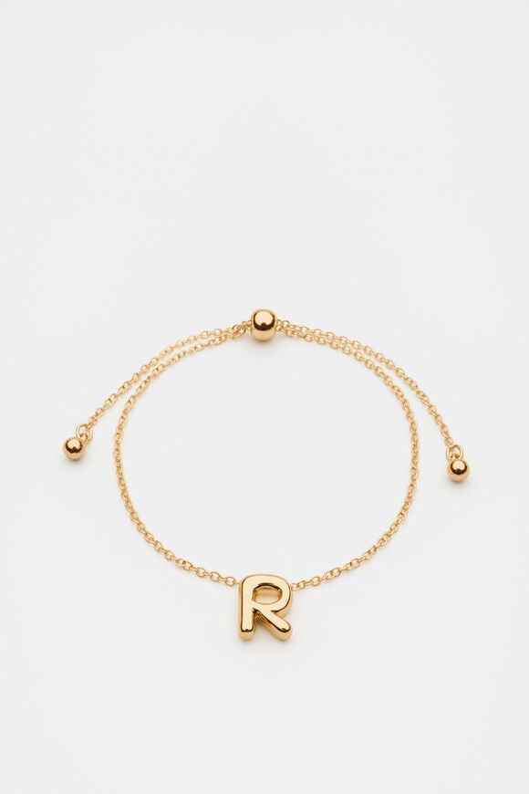 Bubble Letter Bracelet  R  hi-res