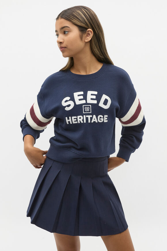 Seed Spliced Sweat  New Navy  hi-res