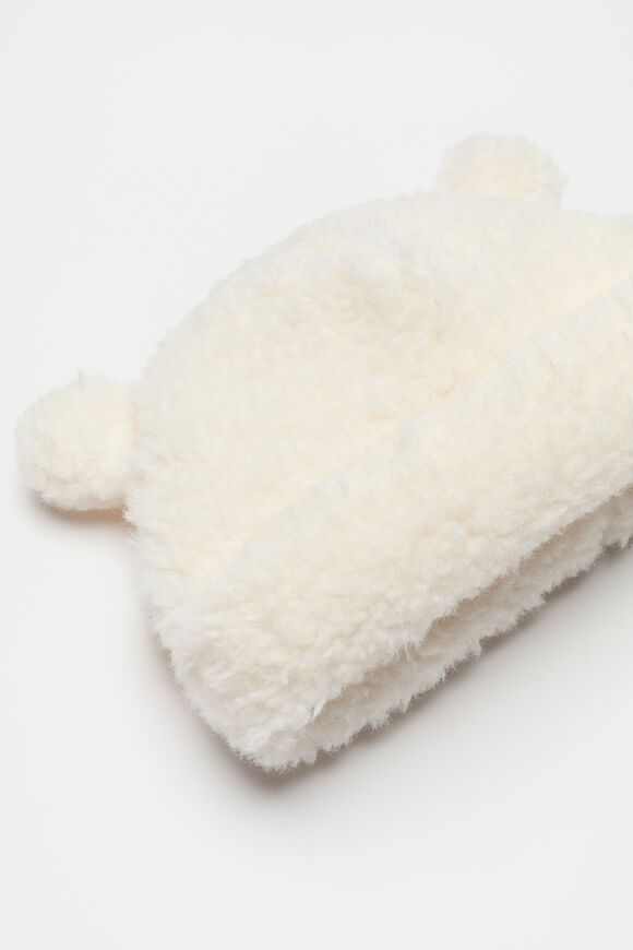 Mini Teddy Beanie  Classic Cream  hi-res