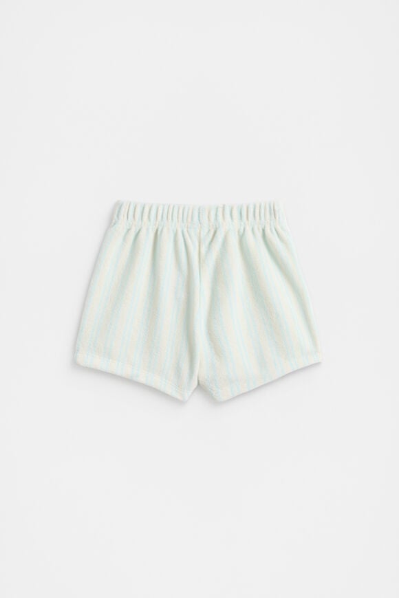 Stripe Terry Short  Glacier Blue  hi-res