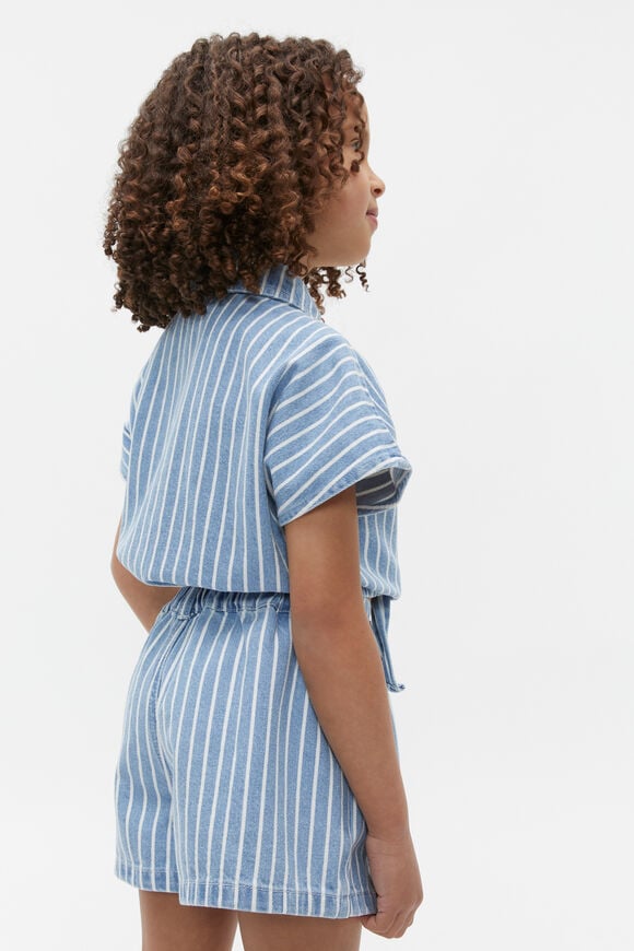 Stripe Denim Top  Denim Stripe  hi-res