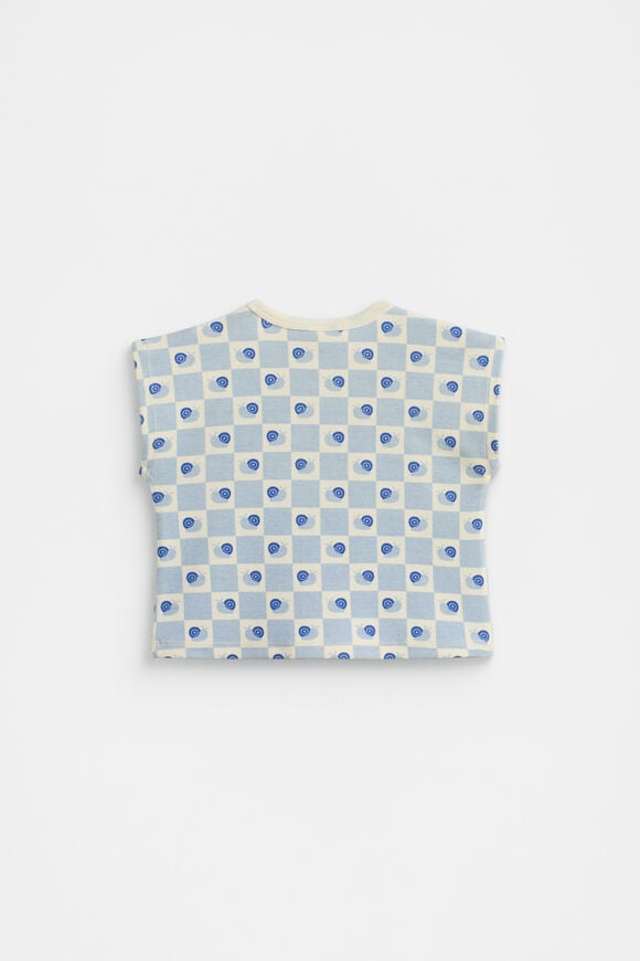 Snail Tee  Baby Blue  hi-res