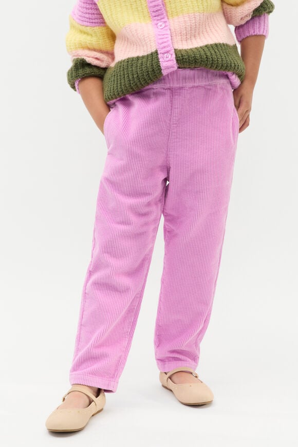 Elasticated Cord Pant  Fairy Floss  hi-res