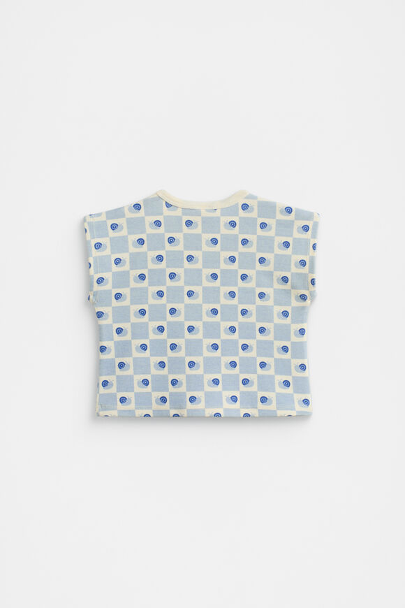 Snail Tee  Baby Blue  hi-res
