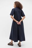 Linen Shirt Dress  Twilight Blue  hi-res
