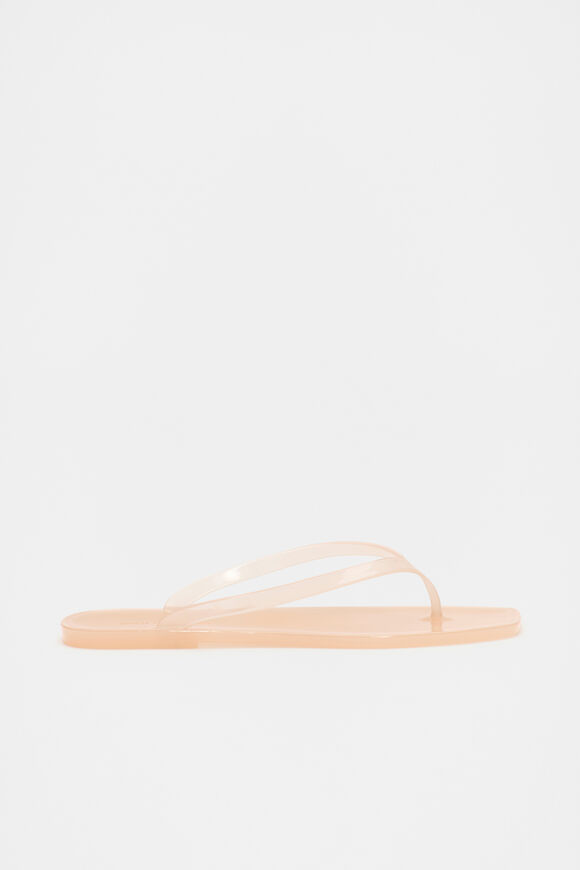 Elle Jelly Flip Flop  Nude  hi-res