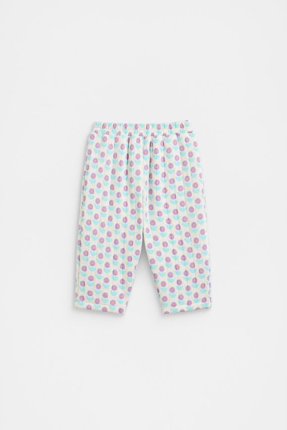 Quilted Flower Pant  Sand Marle  hi-res