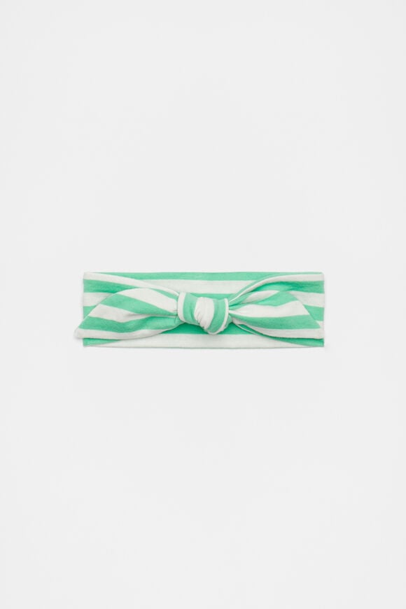 Stripe Rib Headband  Pine Lime Stripe  hi-res