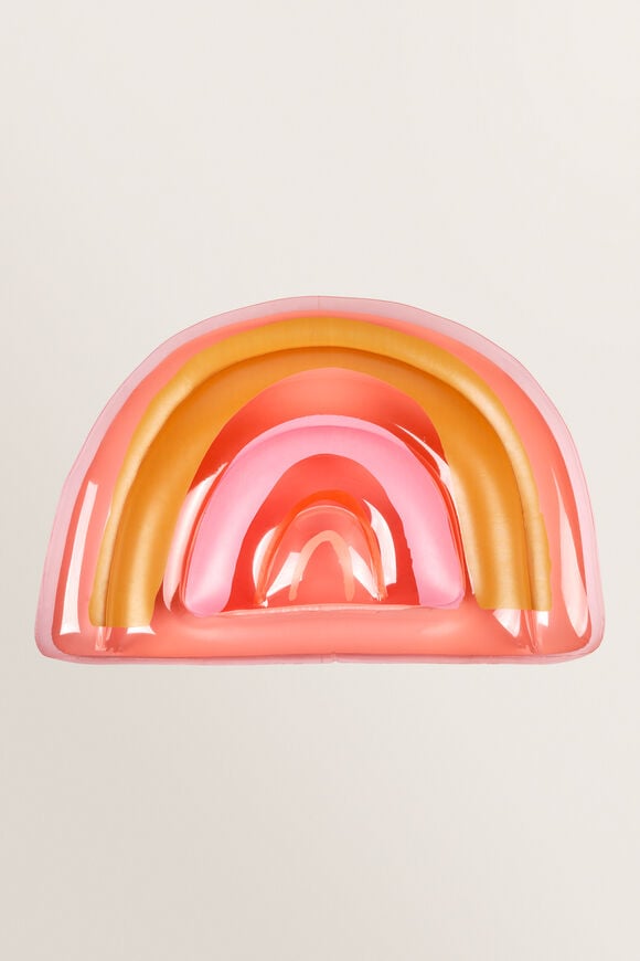 Rainbow Pool Float  Multi  hi-res
