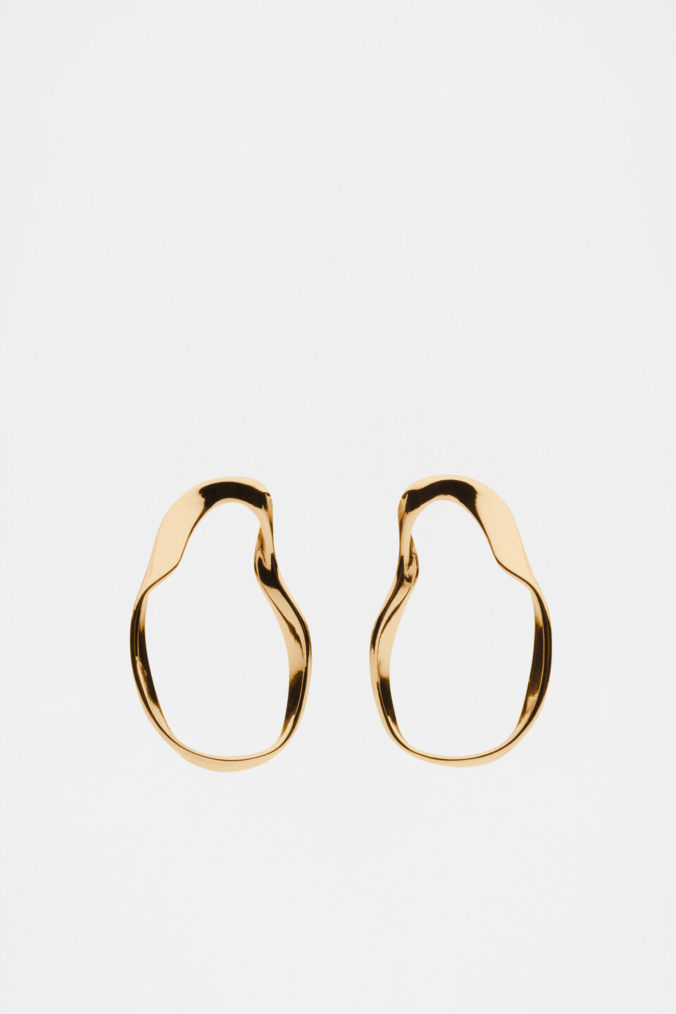 Molten Statement Earring  Gold