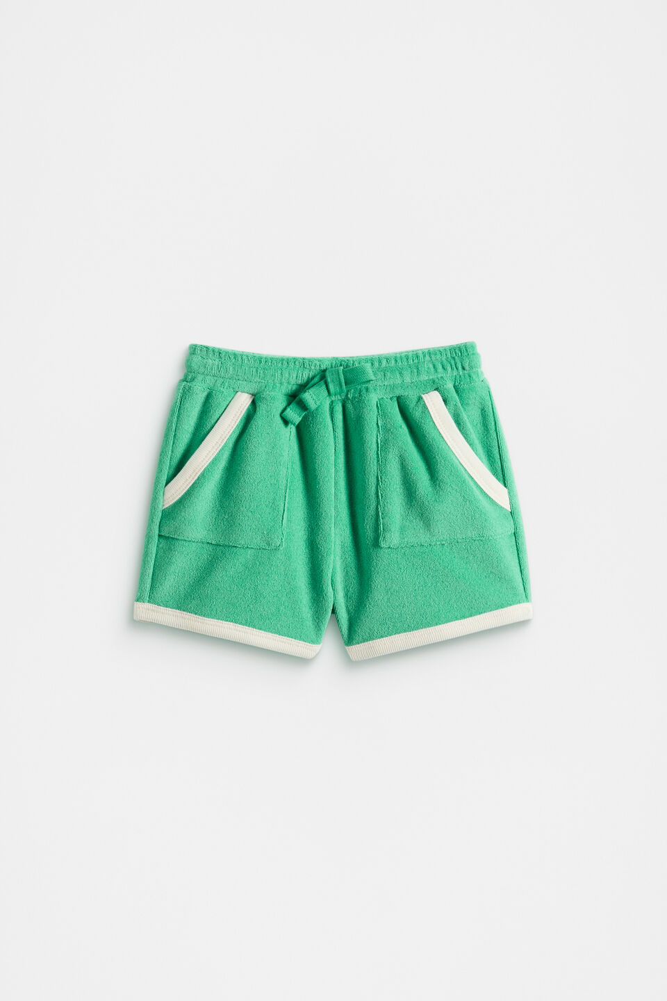 Towelling Short  Deep Emerald
