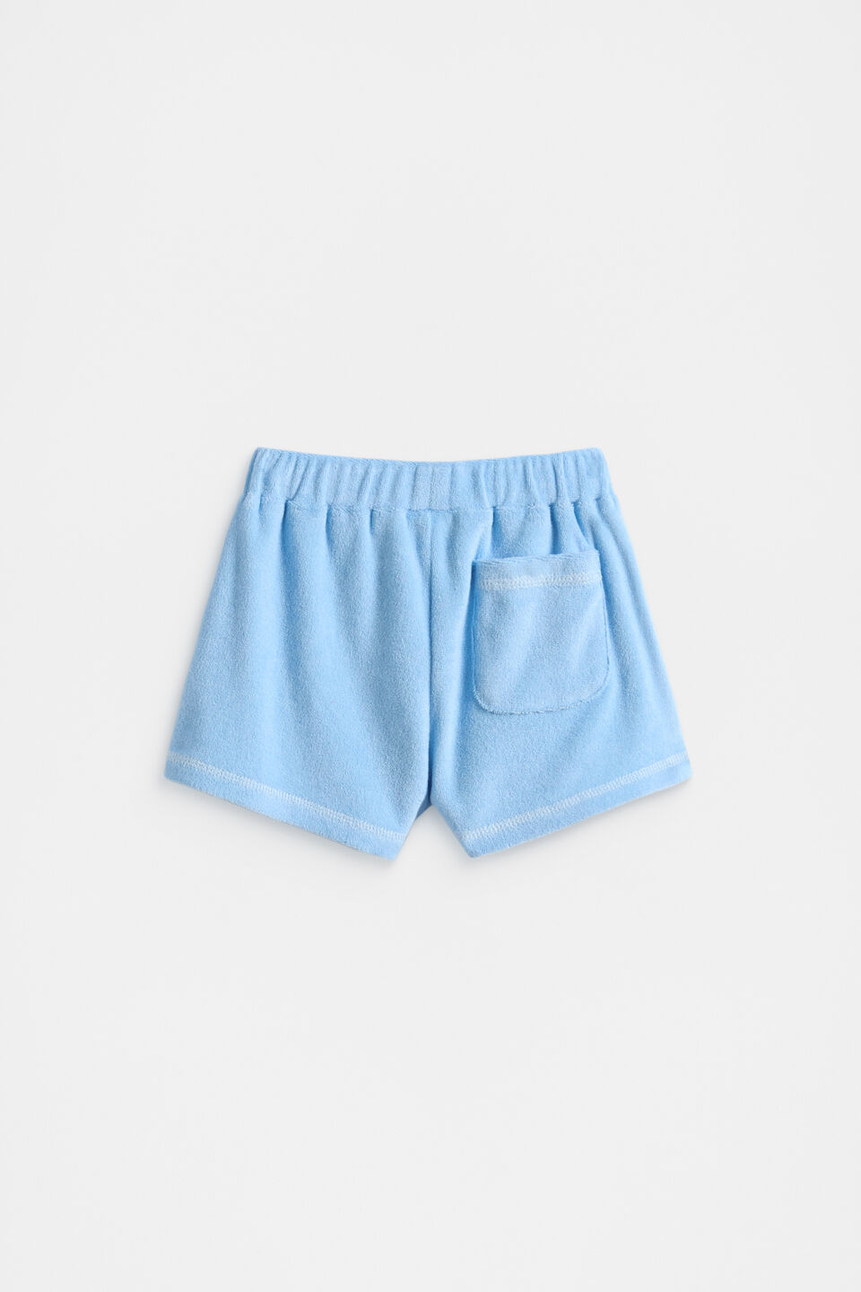 Towelling Short  Dove Blue