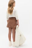 Cord Pleat Skirt  Chocolate Shake  hi-res