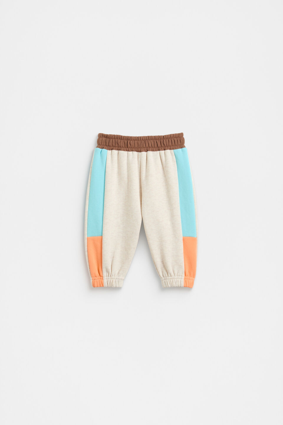 Colourblock Track Pant  Sand Marle