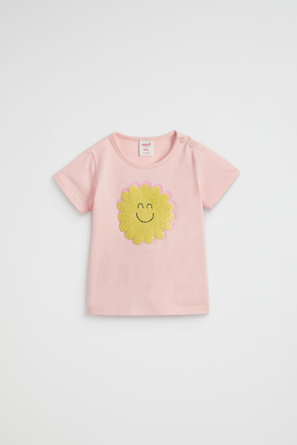 Flower Tee  Dusty Rose  hi-res