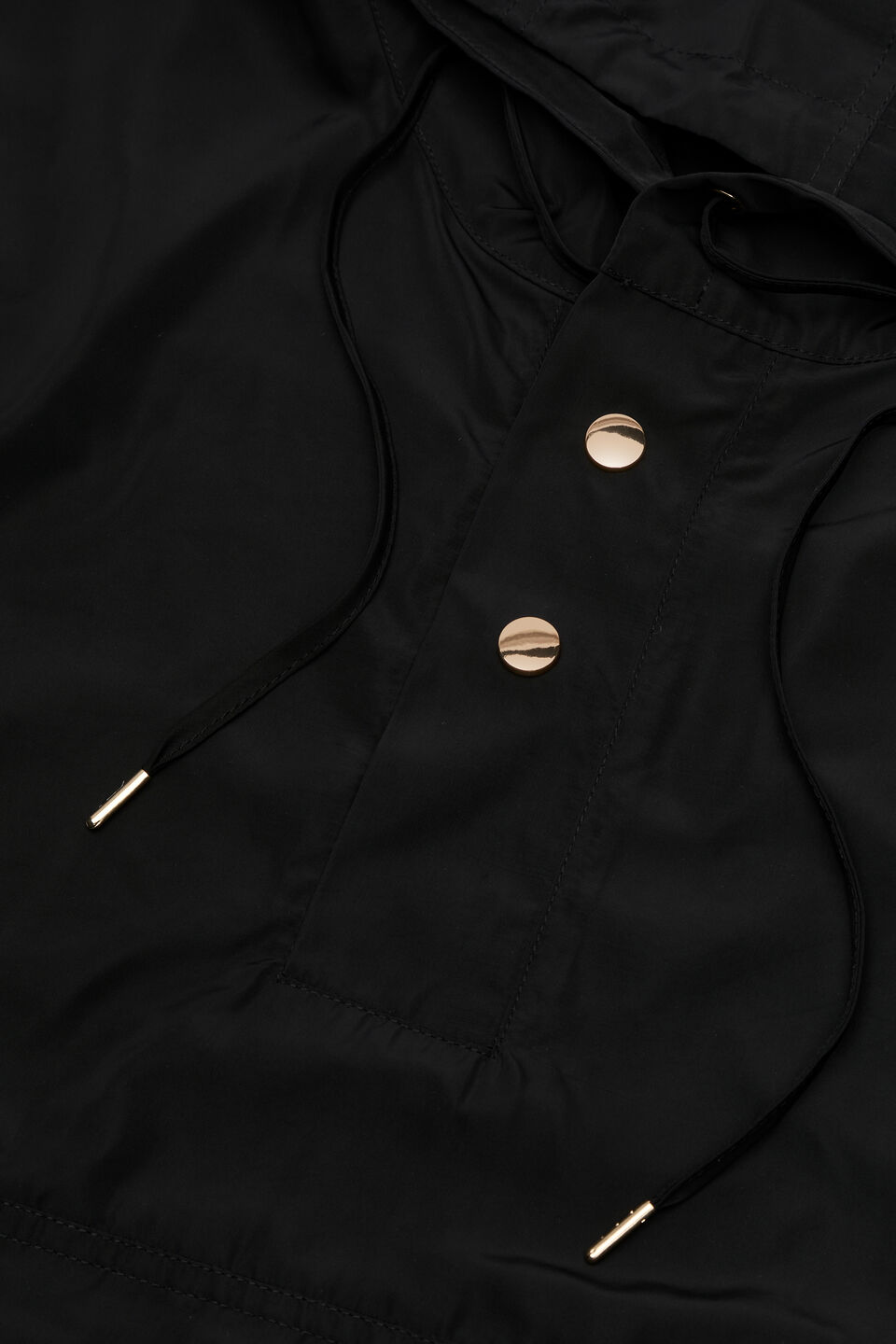 Packable Rain Poncho  Black