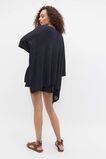 Fine Knit Poncho  Twilight Blue  hi-res