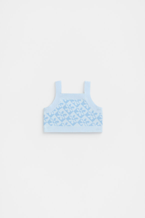 Knit Top  Dove Blue  hi-res