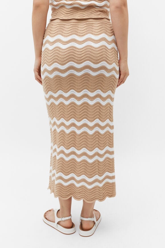 Crochet Midi Skirt  Nougat  hi-res