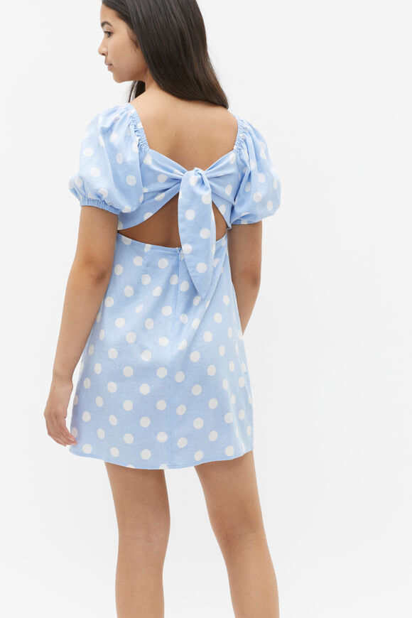 Spot Dress  Sky Blue  hi-res