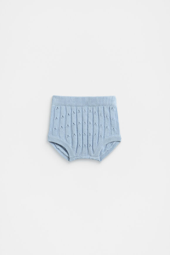 Pointelle Knit Bloomer  Pale Blue  hi-res